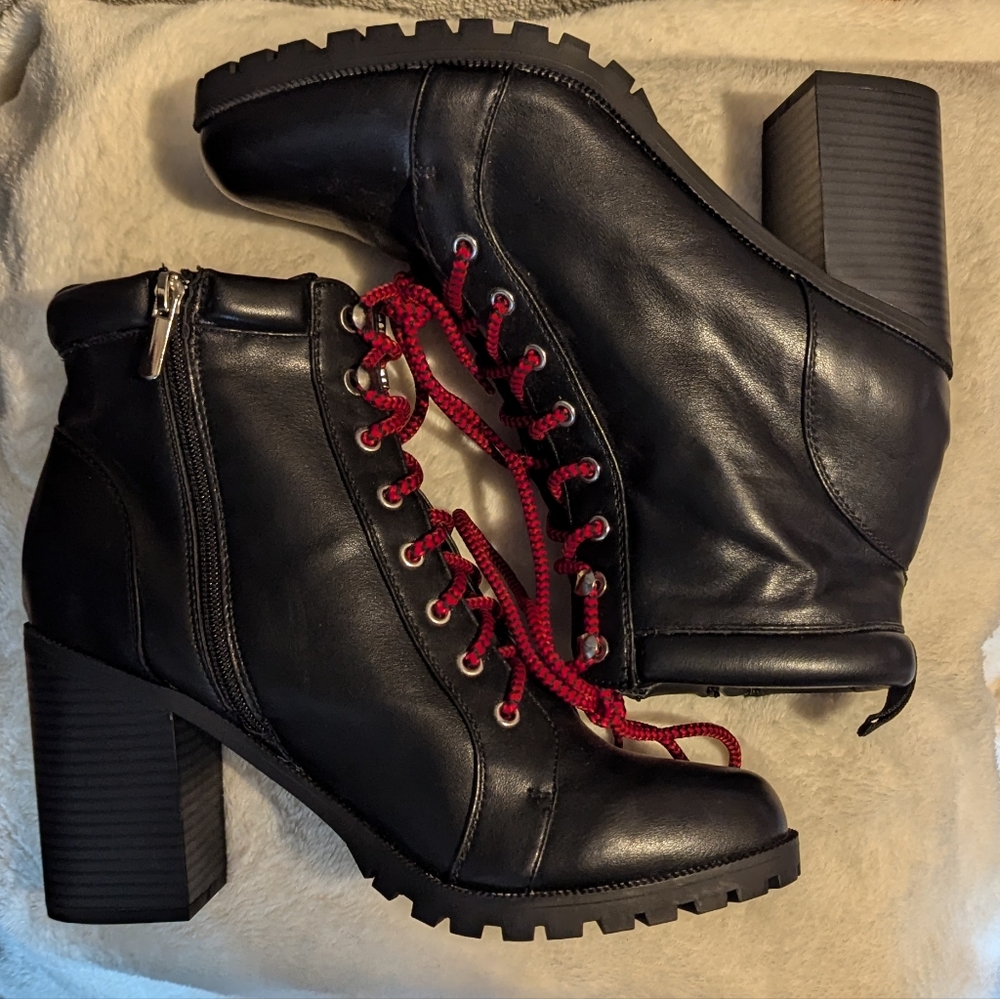Black Heeled Boots - Torrid